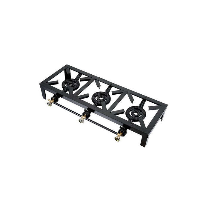 Totai Ca9 Three Burner Angle Iron Boiling Table