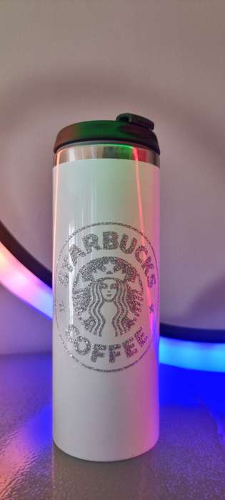 Starbucks White Water Bottle and Coffee Flask - Travel Mug