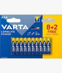 Varta LongLife Power Alkaline AAA 10 Battery
