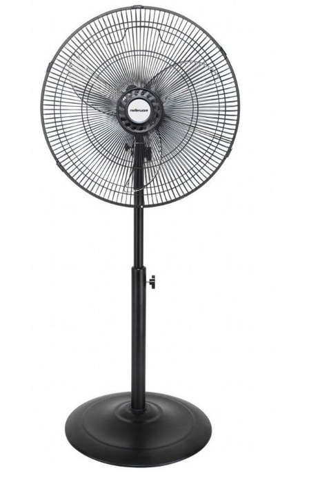 Mellerware Pedestal Steel Fan 40cm Black