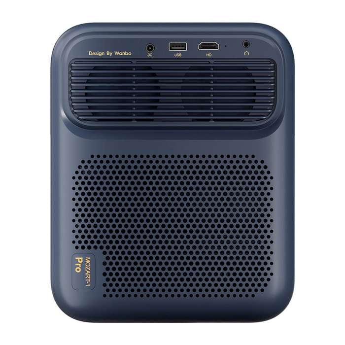 WANBO MOZART 1 PRO 1080P 900ANSI Android 11 Smart Home Theatre Projector - Dark Blue