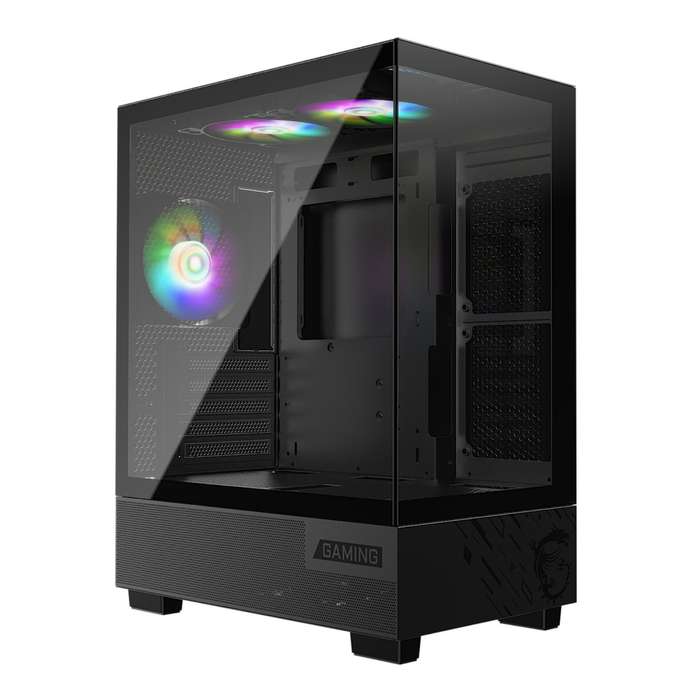 MSI PAG PANO M110A Micro-ATX Gaming Chassis  Black
