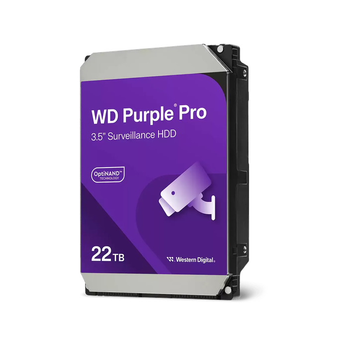 WD Purple Pro Smart Video 22TB 3.5" SATA Internal HDD