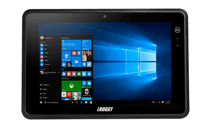 iRuggy - G10s 10.1" Windows 10/Android 7.0, 4GB, 64GB, 1D/2D Rugged Scanning Tablet