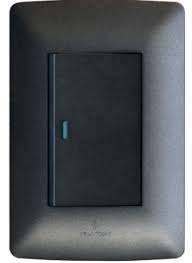 1 Lever 1 Way Switch - Black