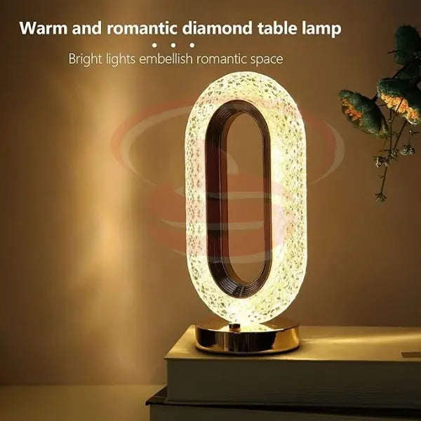 Diamond Crystal Rechargeable Creative Table Lamp