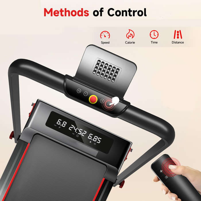 Pro-Sports C6 Foldable Walking Pad with Handle Bar