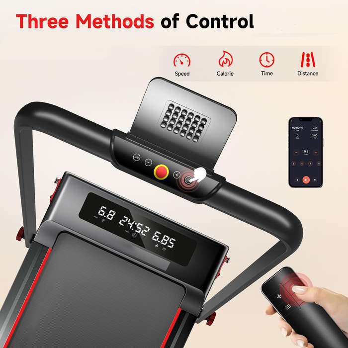 Pro-Sportz C6 Foldable Walking Pad with Handle Bar