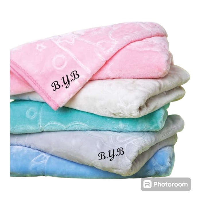 Ultra-Soft Plush Baby Mink Blanket  120x140cm Poly Cotton, Lightweight & Breathable. Machine W...