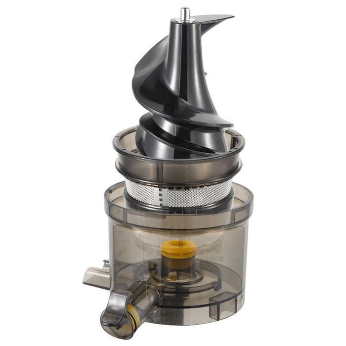 RAF New Stainless Steel Automatic Citrus Fruit juice Extractor Big Mouth Slow Screw Juicer Cold P...