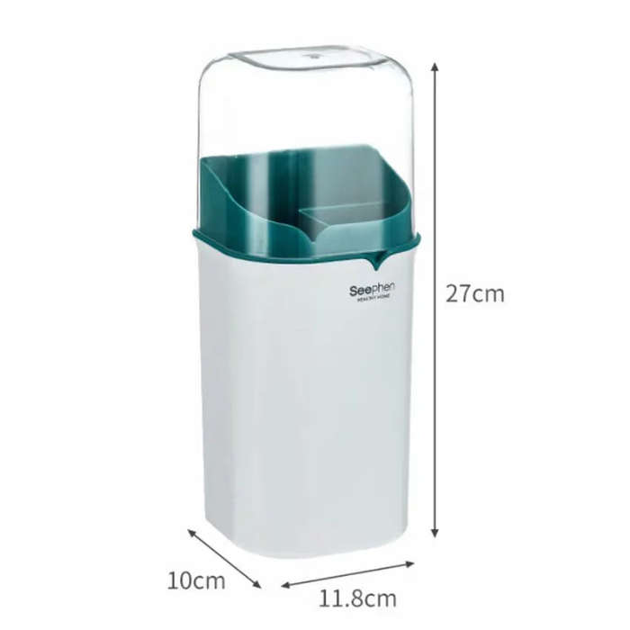 MHome Kitchen Utensil Holder  Wall-Mounted or Countertop Cutlery Organizer with Drainage