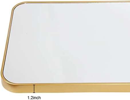 MHome Full Length Gold Arched Mirror  Floor Standing or Wall Hanging