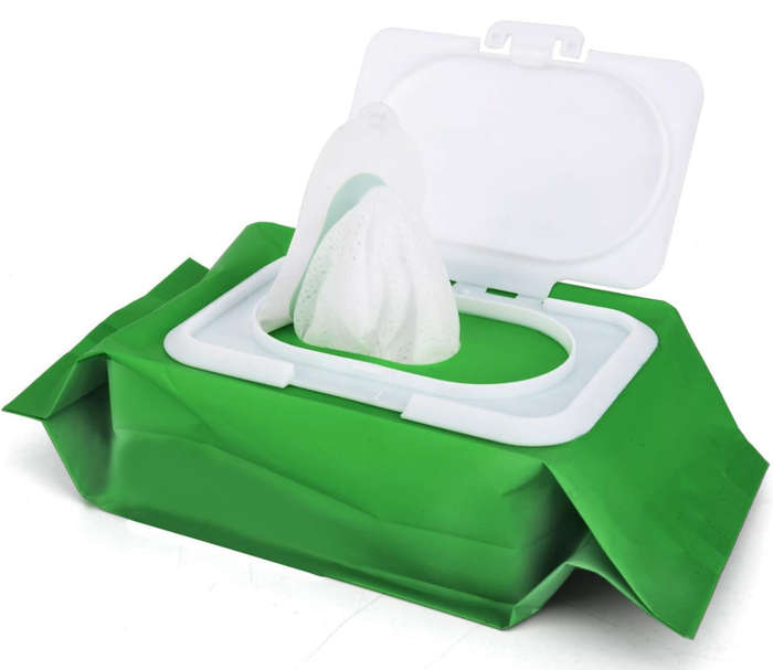 ALOE Soft Cotton Wet Wipes Facial Cleansing Towel, Mild, Moisturizing, Emollient, Non-woven Makeu...