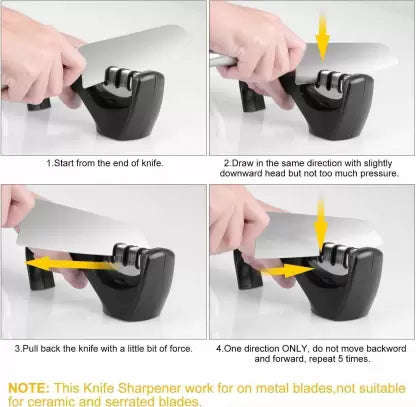 3 Stages Knife Sharpener