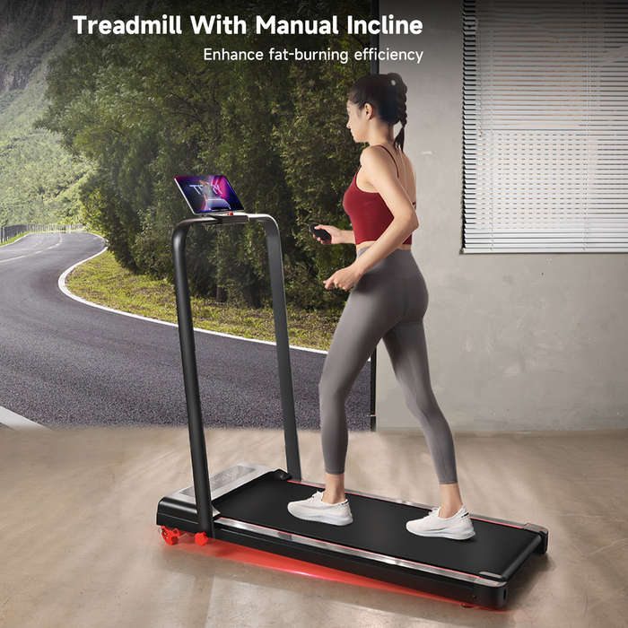 Pro-Sports C6 Foldable Walking Pad with Handle Bar