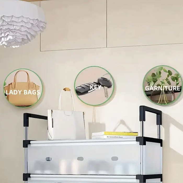 MHome 7-Tier Shoe Rack Organizer  Sturdy & Durable Free Standing