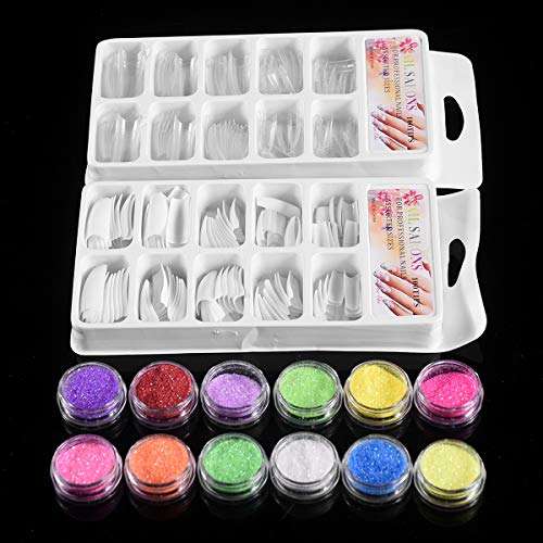 36 Series Acrylic Nail Starter Kit  Complete Professional Acrylic Nail Set with Nail Tips, Acr...