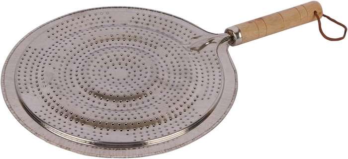 Simmer Ring with Wooden Handle  Heat Diffuser for Gas, Induction & Electric Cooktops