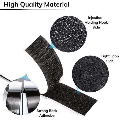 2 x Double-Sided Hook and Loop Tape
