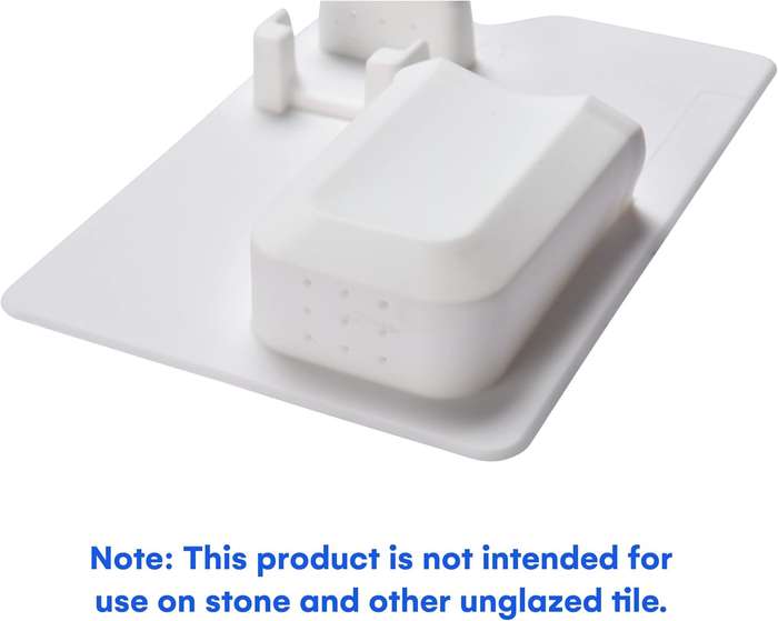 MHome Non-perforated Silicone Bathroom Wall Storage Organizer  Toothbrush & Razor Holder Vario...