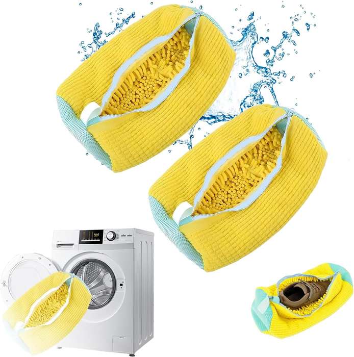 MHome Reusable Shoe Washing Machine Bag  360° Cleaning, Safe for Washer & Dryer