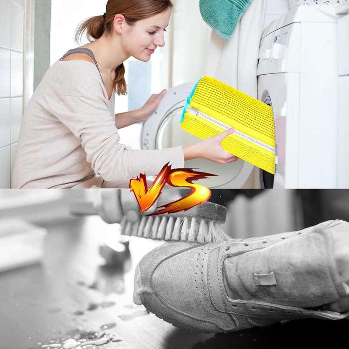 MHome Reusable Shoe Washing Machine Bag  360° Cleaning, Safe for Washer & Dryer