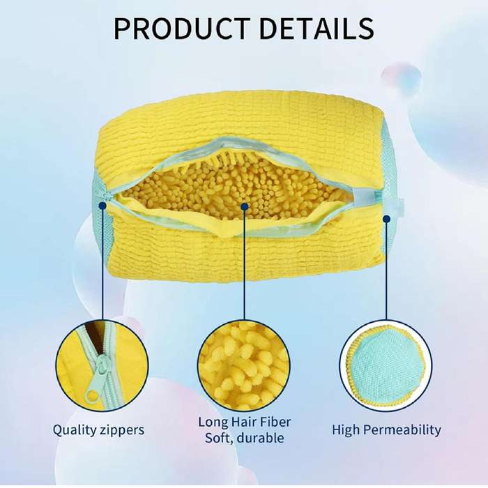 MHome Reusable Shoe Washing Machine Bag  360° Cleaning, Safe for Washer & Dryer