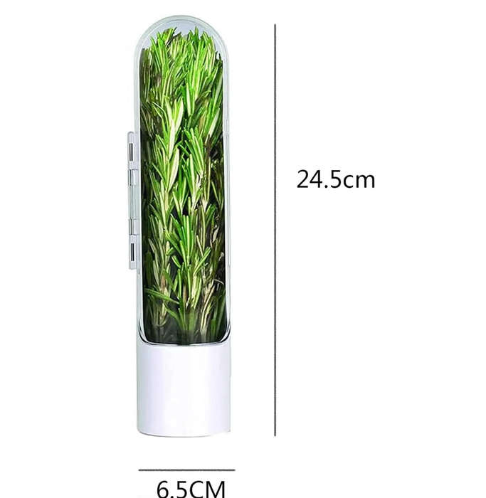 MHome Herb Saver Herb Savor Pod  White & Transparent  BPA Free