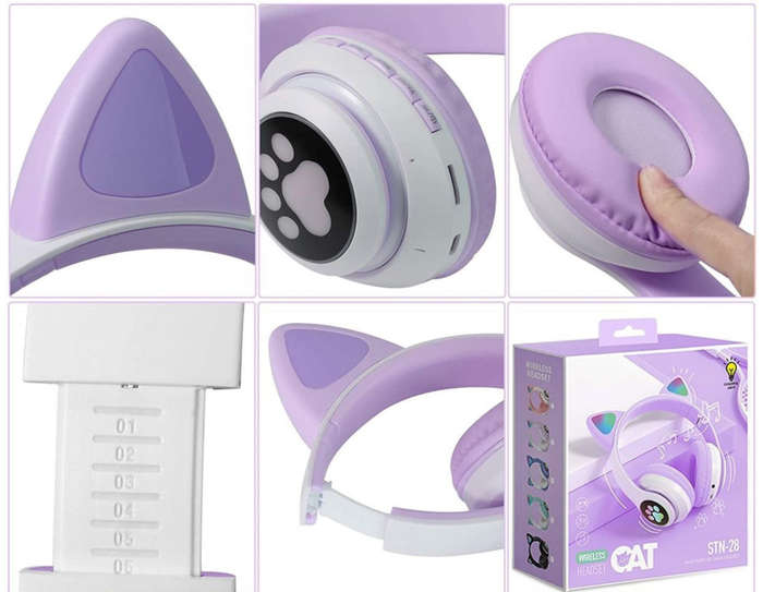 Cat Ear Wireless Bluetooth Headphones