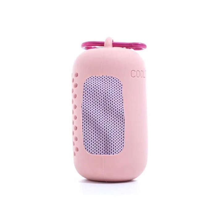 Mini Quick Dry Cooling Towel+Silicone Travel Case
