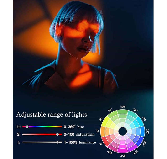 MTech Video Rig Handheld LED Ring Light with Tripod  Selfie & Video Stabilizer