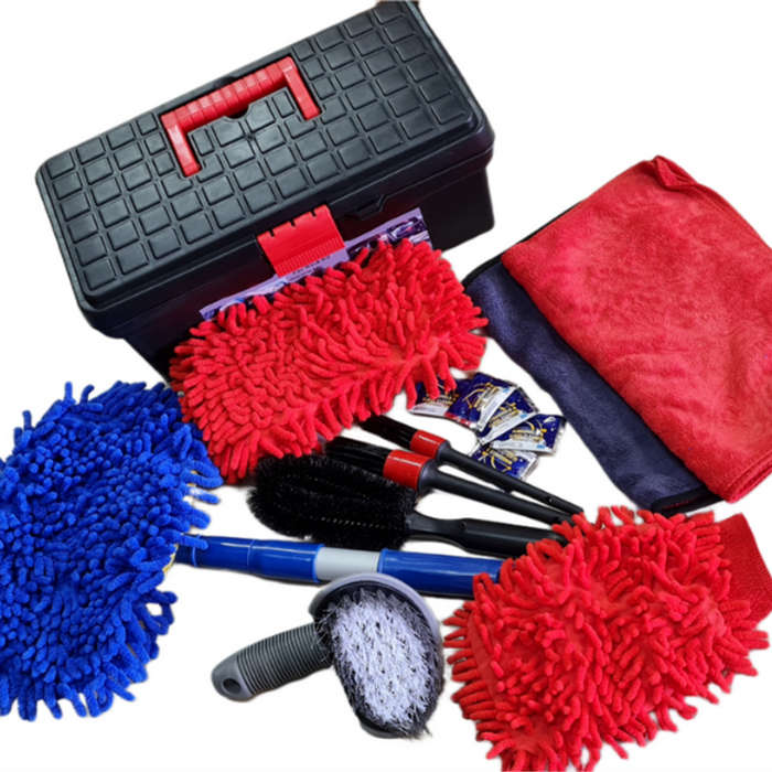 Car Wash Kit - Car Wash Mop Car Wash Cleaning Tools Kit with Car Wash Brush with Long Handle,Micr...