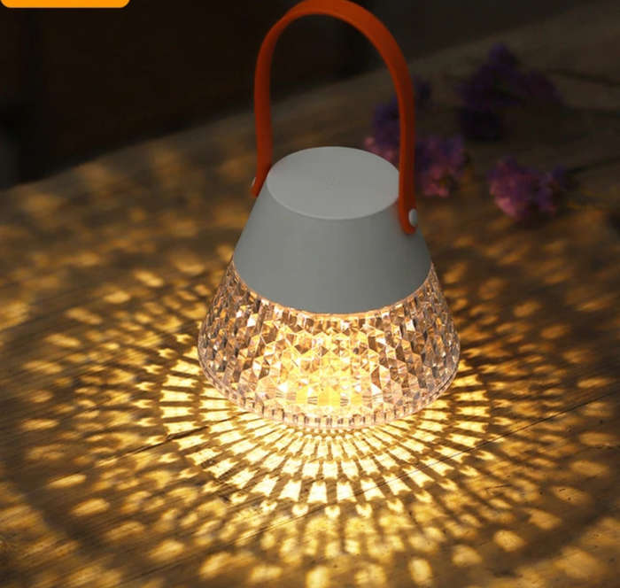 Rechargeable Crystal Camping Lamp