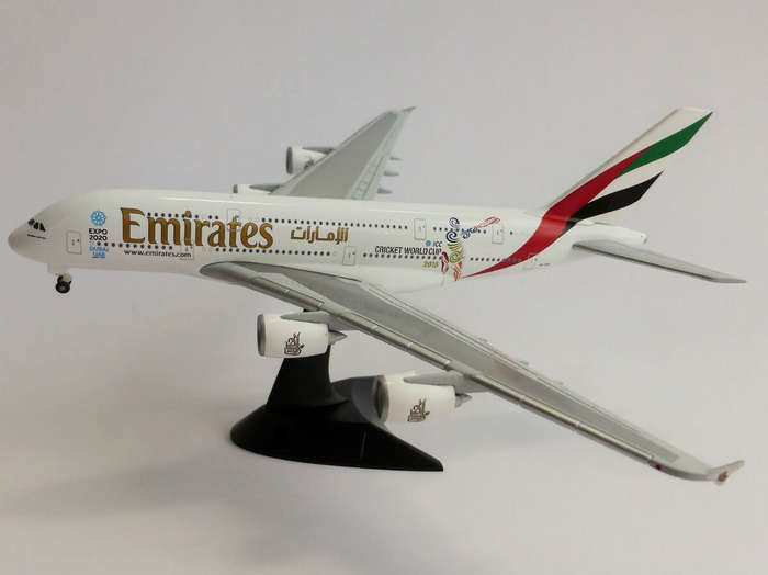 Emirates A380 Model Airplane