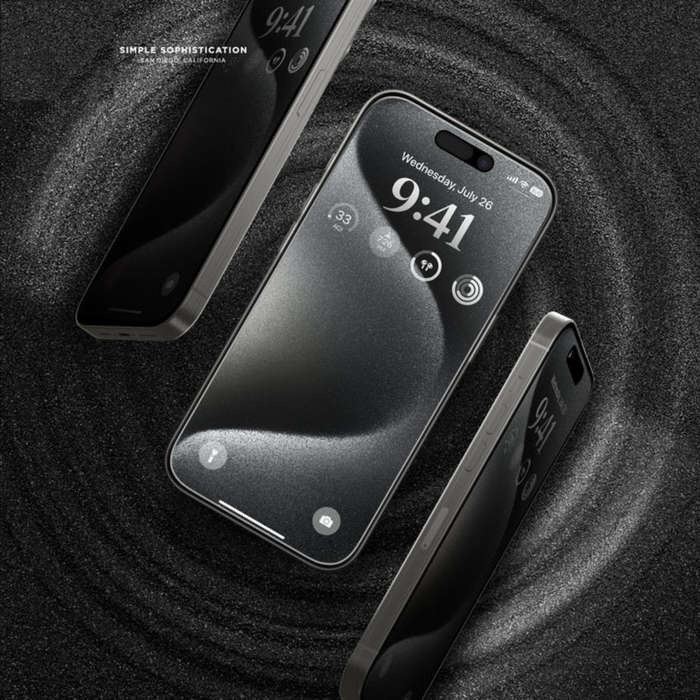 iPhone 15 Pro Max Privacy Tempered Glass Screen Guard Protector