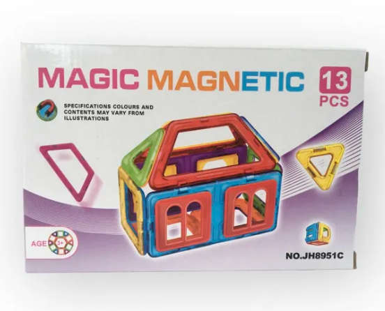 Magnetic Tiles Building Blocks, Magnet Toys For Kids, Educational Toys, 3D Magnet Puzzles Stackin...