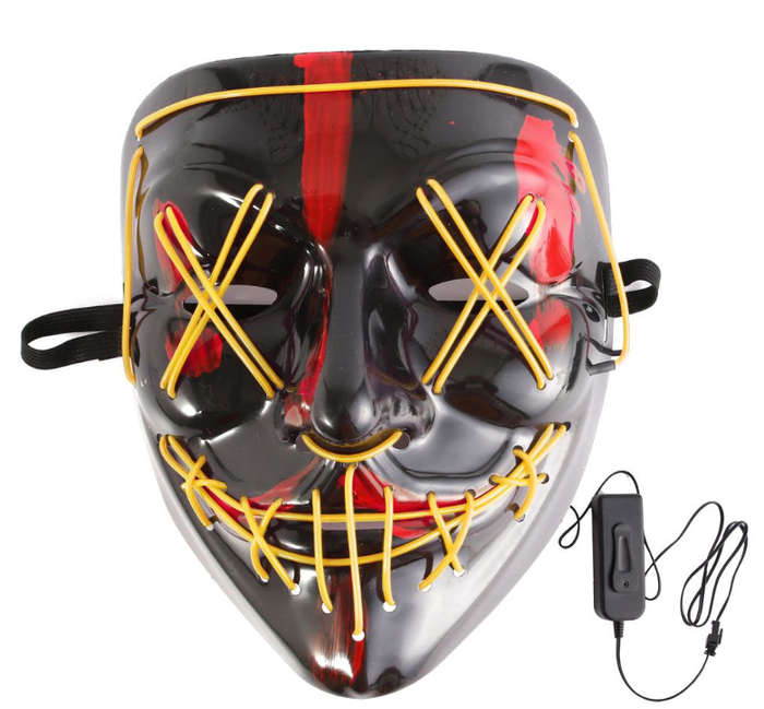 Purge Anarchy LED Light Up Cosplay Mask with Control Box - Various Options