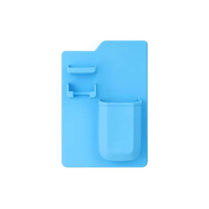 MHome Non-perforated Silicone Bathroom Wall Storage Organizer  Toothbrush & Razor Holder Vario...