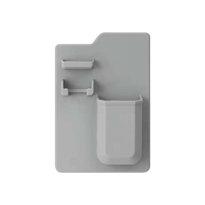 MHome Non-perforated Silicone Bathroom Wall Storage Organizer  Toothbrush & Razor Holder Vario...