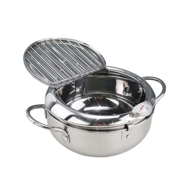 Stainless Steel Frying Pot With Temperature Control