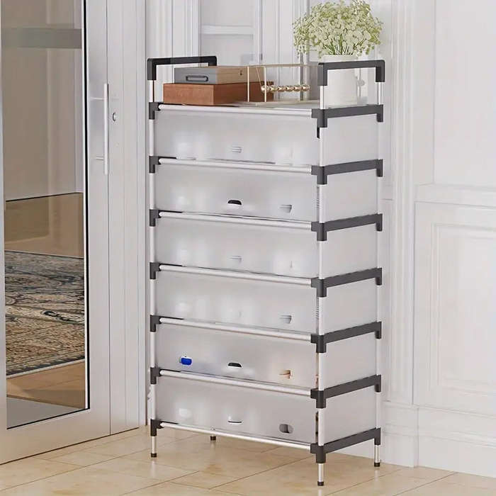 MHome 7-Tier Shoe Rack Organizer  Sturdy & Durable Free Standing