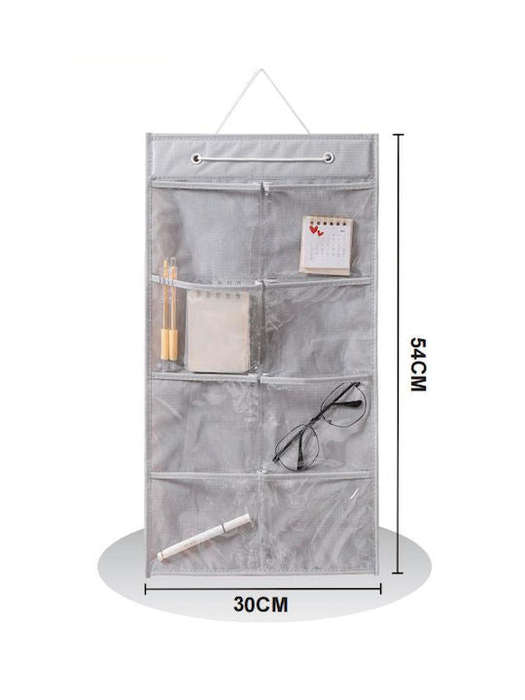 Waterproof Bathroom Organizer Wall Mounted 30X54CM (6 POCKETS)