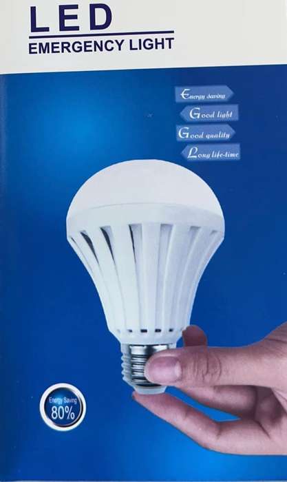 Load Shedding Rechargeable LED Light E27-9watt (5pc pack)