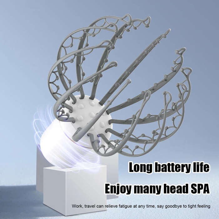 Rechargeable Electric Octopus Scalp Massager