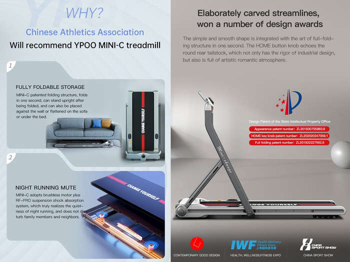 Pro-Sportz Mini Change Motorized Folding Treadmill