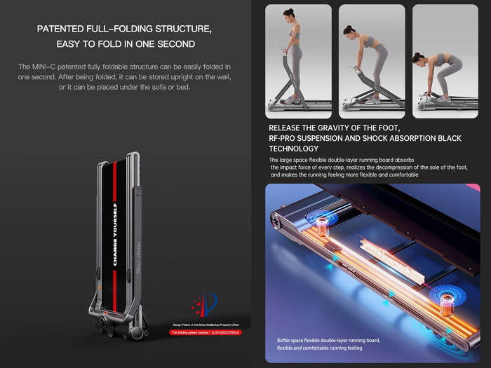 Pro-Sportz Mini Change Motorized Folding Treadmill