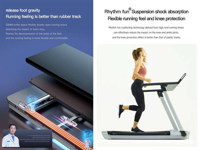 Pro-Sportz M1PRO Smart Folding Treadmill with Auto Incline