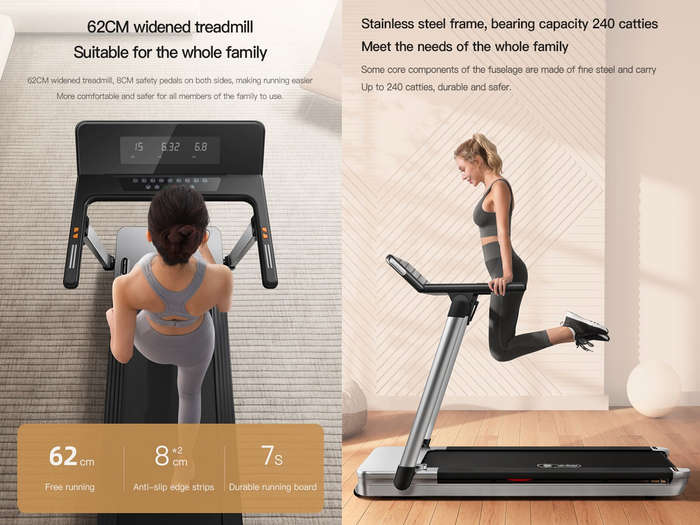Pro-Sportz M1PRO Smart Folding Treadmill with Auto Incline