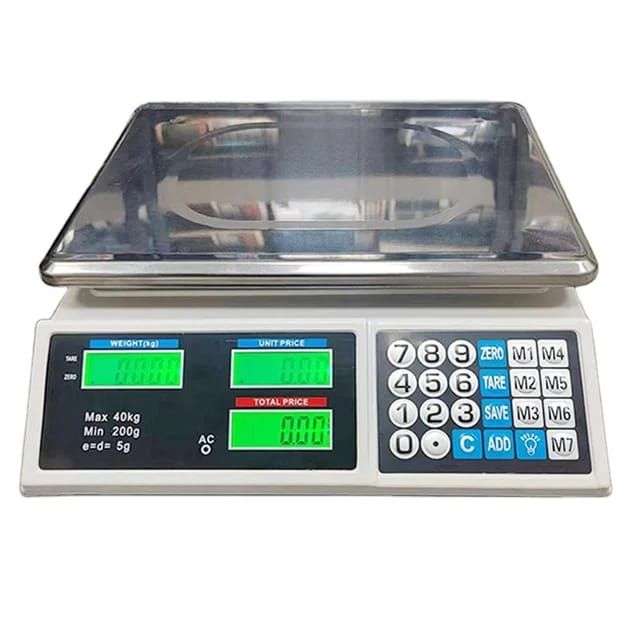 MTech Digital Price Computing Scale  High-Precision ACS Series Retail Weighing Scale (Up to 30kg)