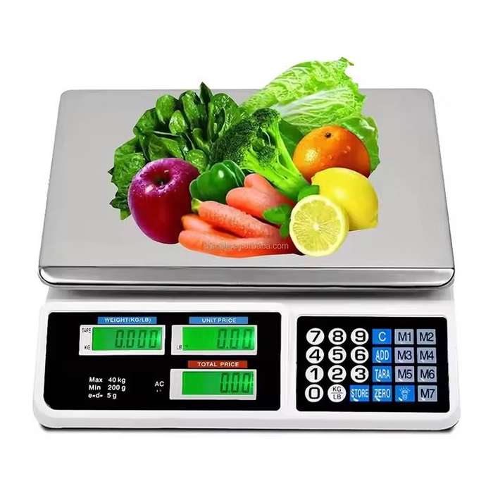 MTech Digital Price Computing Scale  High-Precision ACS Series Retail Weighing Scale (Up to 30kg)